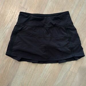Lululemon Pace Rival Black Skirt